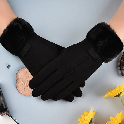 Gants d'hiver chauds et résistants au froid - Noir 2 - Ajustable ( 6 ½ à 8 ) | La boutique du chapeau