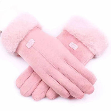 Gants d'hiver chauds et résistants au froid - Rose - Ajustable ( 6 ½ à 8 ) | La boutique du chapeau