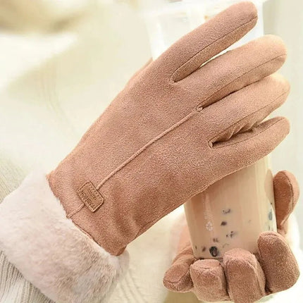 Gants épais et chauds - Marron - Ajustable ( 6 ½ à 8 ) | La boutique du chapeau