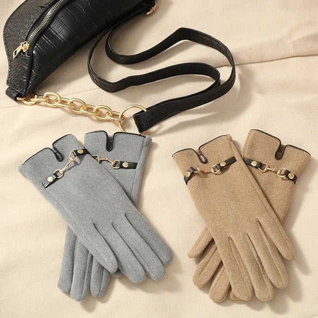 Gants Vintage pour femmes - Noir - Ajustable ( 6 ½ à 8 ) | La boutique du chapeau