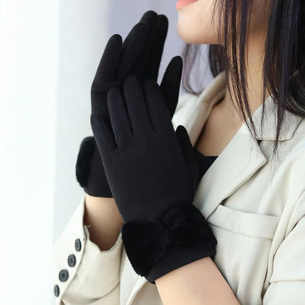 Gants Vintage pour femmes - G057 Noir - Ajustable ( 6 ½ à 8 ) | La boutique du chapeau