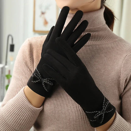 Gants Vintage pour femmes - G054 Noir - Ajustable ( 6 ½ à 8 ) | La boutique du chapeau
