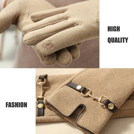 Gants Vintage pour femmes - Noir - Ajustable ( 6 ½ à 8 ) | La boutique du chapeau