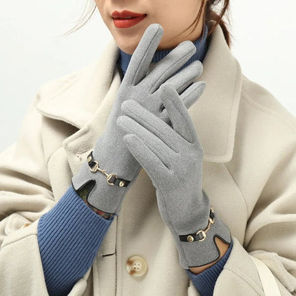 Gants Vintage pour femmes - Gris - Ajustable ( 6 ½ à 8 ) | La boutique du chapeau