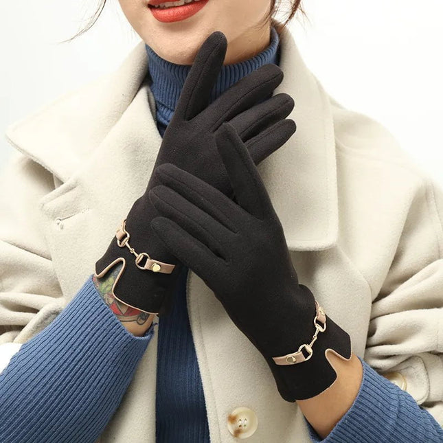 Gants Vintage pour femmes - Noir - Ajustable ( 6 ½ à 8 ) | La boutique du chapeau