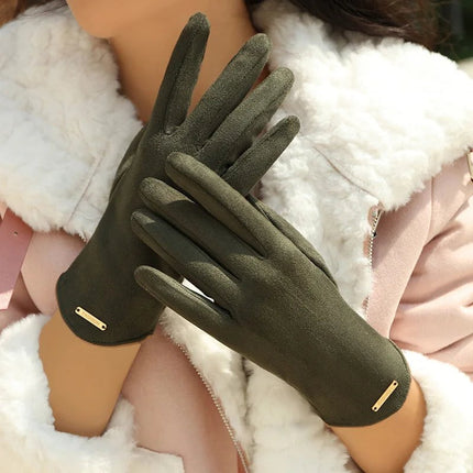 Gants Vintage pour femmes - G072 vert - Ajustable ( 6 ½ à 8 ) | La boutique du chapeau