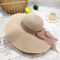 La boutique du chapeau Beige 1 / M55-58cm Grand chapeau de soleil