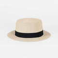 La boutique du chapeau Beige 2 / M 56-58cm Canotier femme
