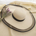 La boutique du chapeau Beige / 56-58cm Chapeau de soleil à large bord