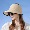 La boutique du chapeau Beige / 56-60cm Chapeau de paille pour femme