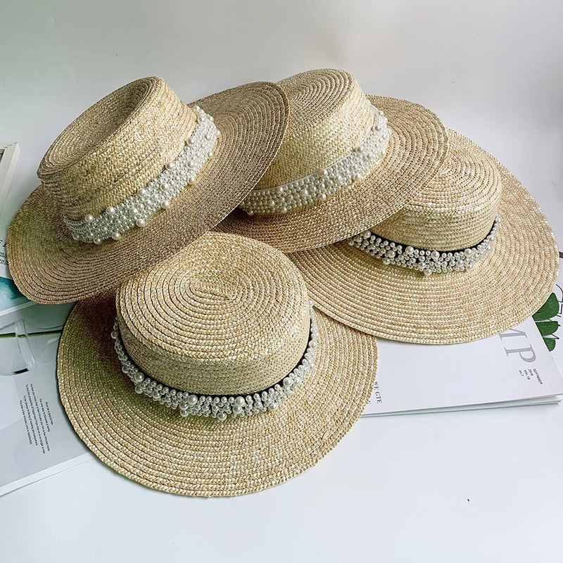 La boutique du chapeau Beige / 5cm chapeau de bateau