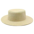 La boutique du chapeau Beige / M 56-58cm Canotier femme