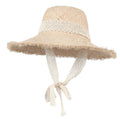 La boutique du chapeau Beige / M55-58cm Grand chapeau de paille