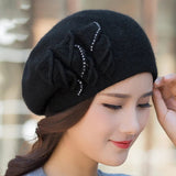 La boutique du chapeau Béret d'hiver en tricot pour femme