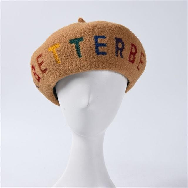 La boutique du chapeau béret Marron Béret de soirée pour femmes en laine mode Paris
