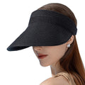 La boutique du chapeau Black / One Size Chapeau visière réglable à large bord