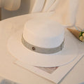 La boutique du chapeau Blanc 1 / M 56-58cm Canotier femme