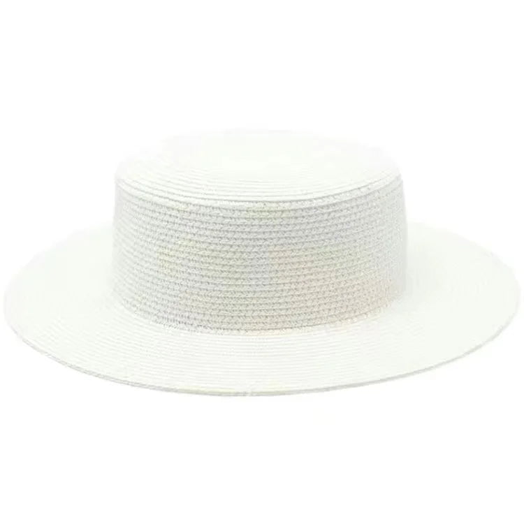 La boutique du chapeau Blanc / M 56-58cm Canotier femme