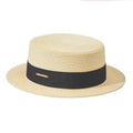 La boutique du chapeau Blanc/noir 2 / 58-60cm Ajustable Chapeau de soleil de plage