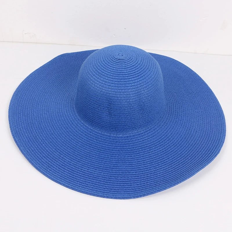 La boutique du chapeau Bleu / 56-58cm Chapeau de plage femme