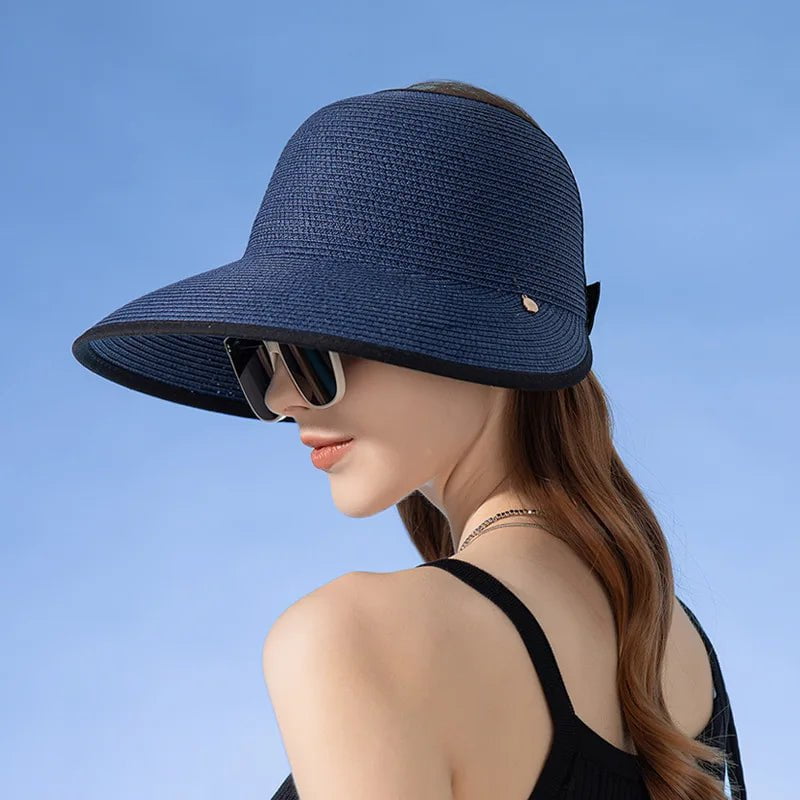 La boutique du chapeau Bleu / 56-60cm Chapeau de paille pour femme