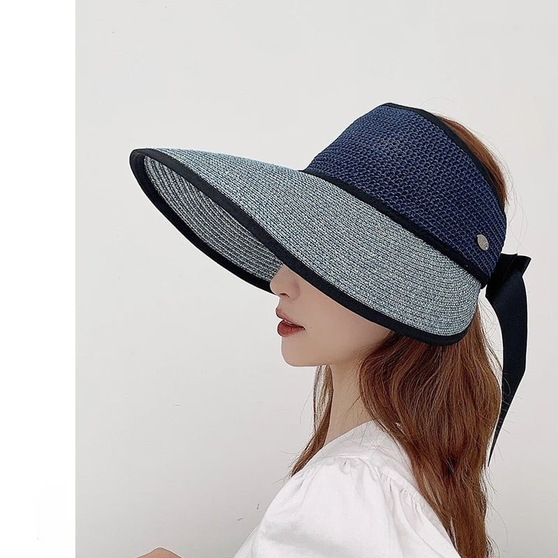 La boutique du chapeau Bleu / ajustable Chapeau de paille d'été pour femmes