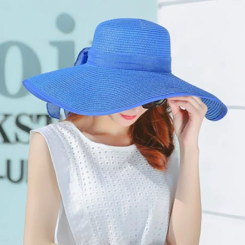 La boutique du chapeau Bleu Chapeau de paille pour femme