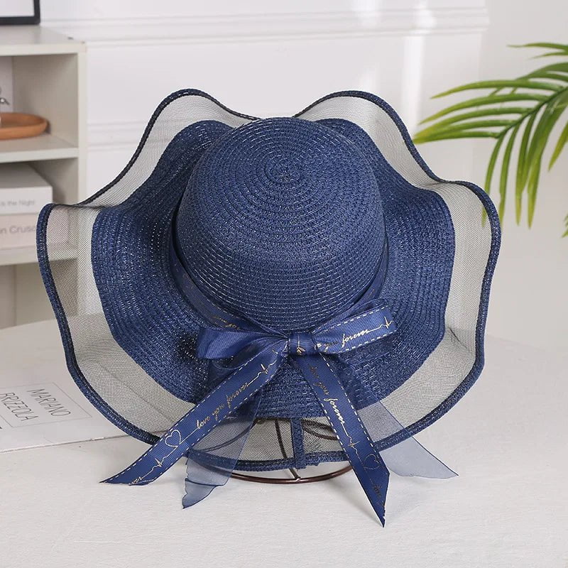 La boutique du chapeau Bleu / M55-58cm Chapeau de plage