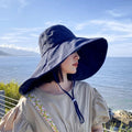 La boutique du chapeau Bleu marine / Taille unique Chapeau de plage à grand bord