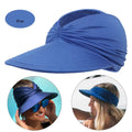 La boutique du chapeau Blue Chapeau de soleil à visière pour femmes