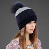 La boutique du chapeau bonnet Bonnet d’hiver en acrylique et angora pour femme : chaleur optimale