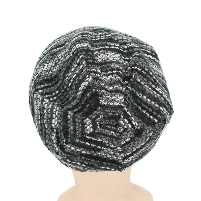 La boutique du chapeau Bonnet en laine patchwork