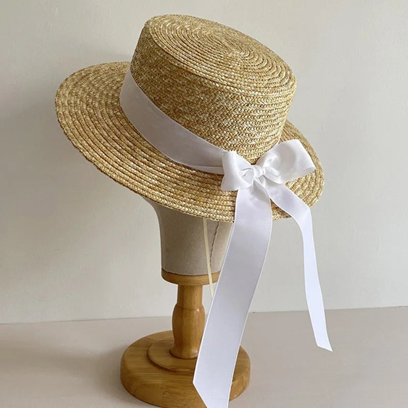 La boutique du chapeau Canotier avec ruban et nœud