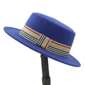 La boutique du chapeau capeline et chapeaux d'été Bleu chapeau de soleil paille large bord Panama