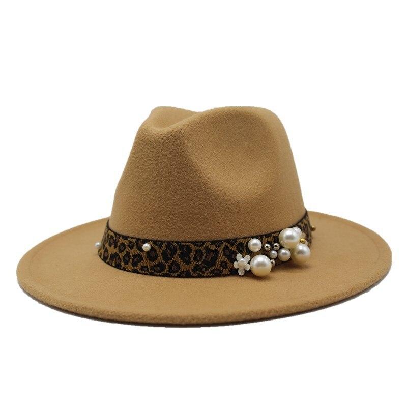 La boutique du chapeau capeline et chapeaux d'été Camel / 55 -58cm Chapeau Fedora en laine