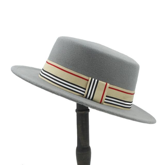 La boutique du chapeau capeline et chapeaux d'été Gris chapeau de soleil paille large bord Panama