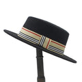 La boutique du chapeau capeline et chapeaux d'été Noir chapeau de soleil paille large bord Panama