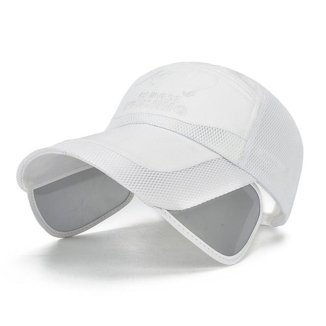 La boutique du chapeau casquette Blanc Visière rétractable