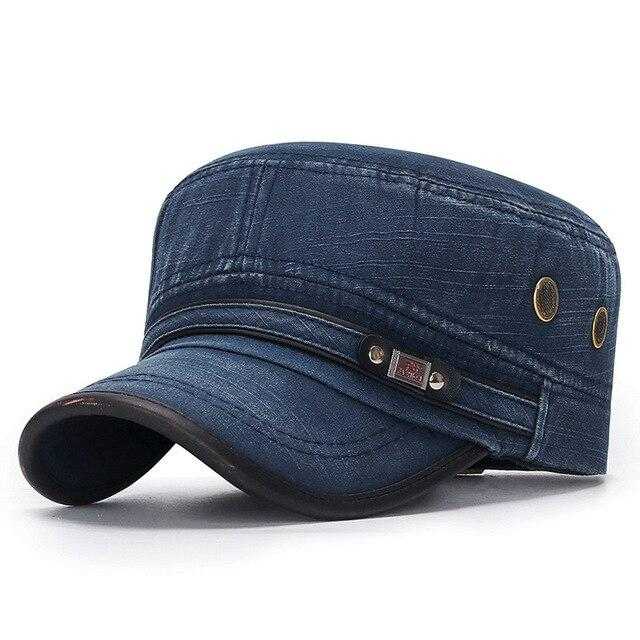 La boutique du chapeau casquette Bleu Casquette vintage taille réglable