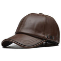 La boutique du chapeau casquette Café Casquette en cuir PU pour hommes