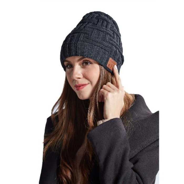La boutique du chapeau casquette et bonnet bluetooth D Bonnet d'hiver sans fil bluetooth 5.0 4 lumière LED