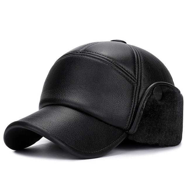 La boutique du chapeau casquette Noir 1 Casquette d'hiver pour hommes