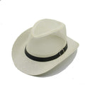 La boutique du chapeau chapeau cow-boy Blanc 1 / 58cm Chapeau de Cowboy occidental en maille respirante