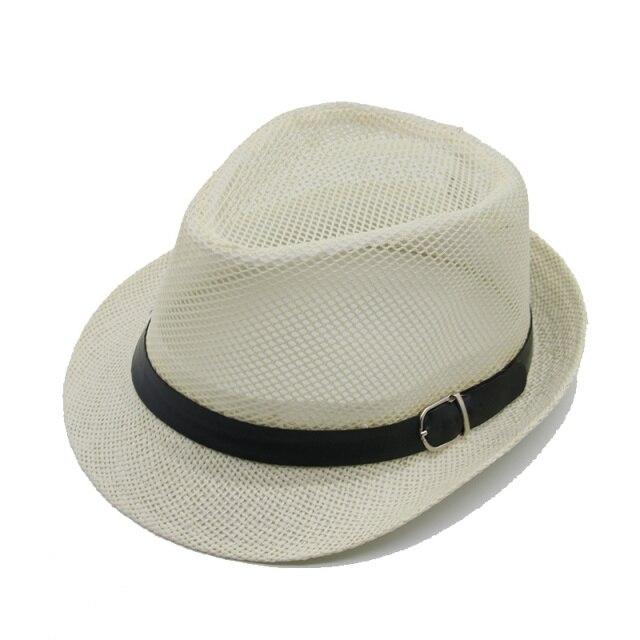 La boutique du chapeau chapeau cow-boy Blanc 2 / 58cm Chapeau de Cowboy occidental en maille respirante