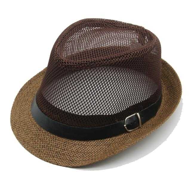 La boutique du chapeau chapeau cow-boy Café 02 / 58cm Chapeau de Cowboy occidental en maille respirante