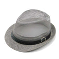 La boutique du chapeau chapeau cow-boy Gris 02 / 58cm Chapeau de Cowboy occidental en maille respirante