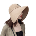 La boutique du chapeau chapeau d''été Beige Chapeau d'été Protection UV pour femmes