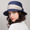 La boutique du chapeau chapeau d'été Bleu / M chapeau de paille femme d'été chapeau de soleil