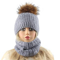 La boutique du chapeau chapeau d'été Gris Bonnet en laine tricoté torsadé pour femme