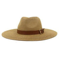 La boutique du chapeau chapeau d'été khaki 11cm / 56-58cm Chapeau de soleil à grand bord